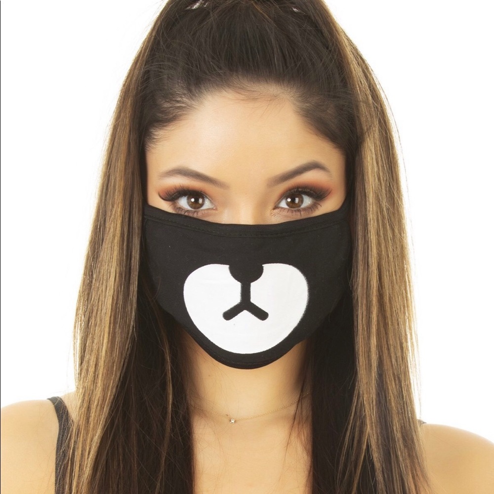 Bear Face Mask set of 4